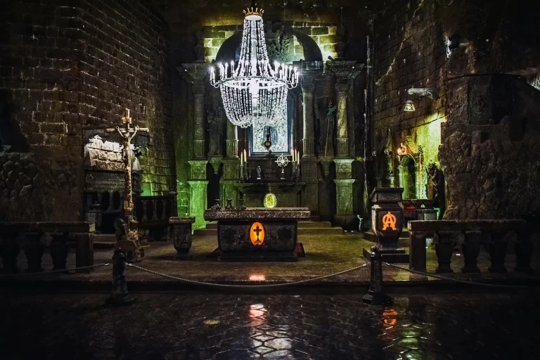 St. Kinga's Chapel, carved entirely from salt, Wieliczka Salt Mine