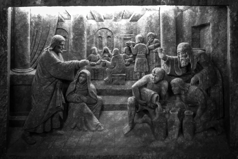 Underground passage on the Wieliczka Salt Mine walking route