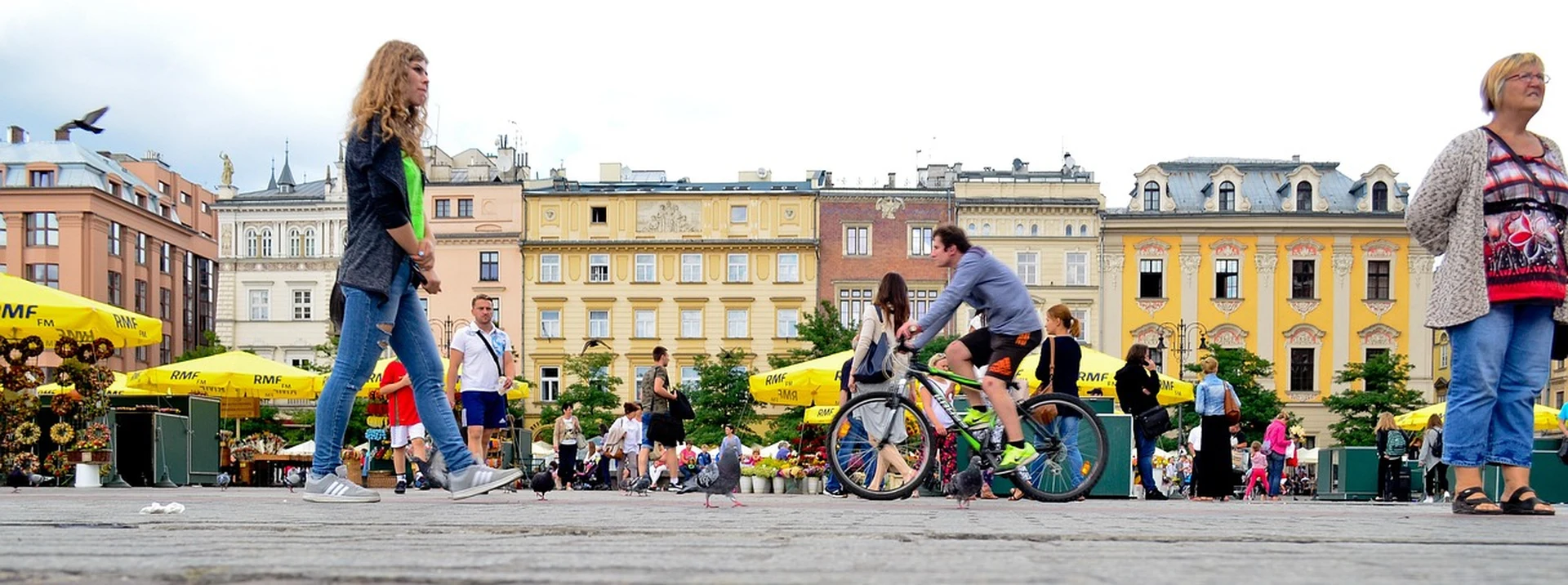 Best areas in krakow for couples — Leafy residential street away from Old Town, calm