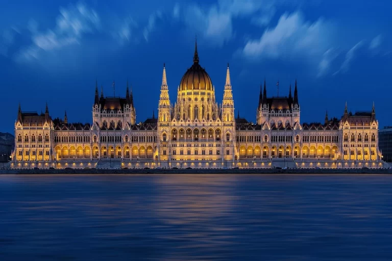 Budapest Parliament building from the Danube