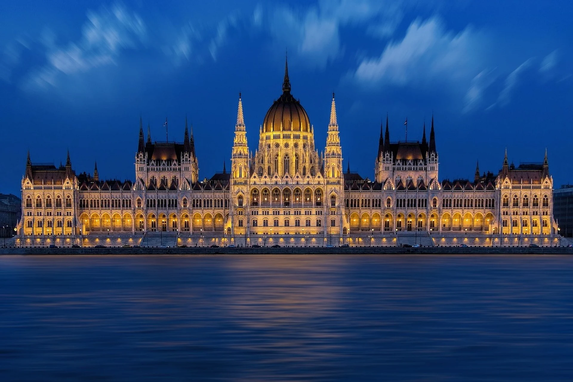 Budapest Parliament building from the Danube