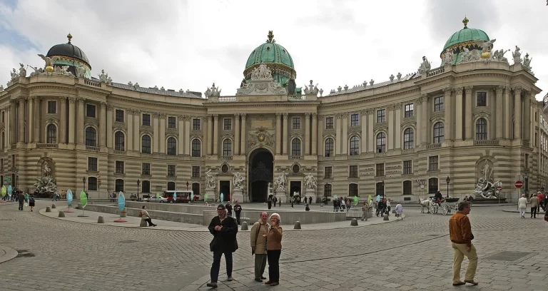 Vienna Ringstrasse palace facade, wide shot